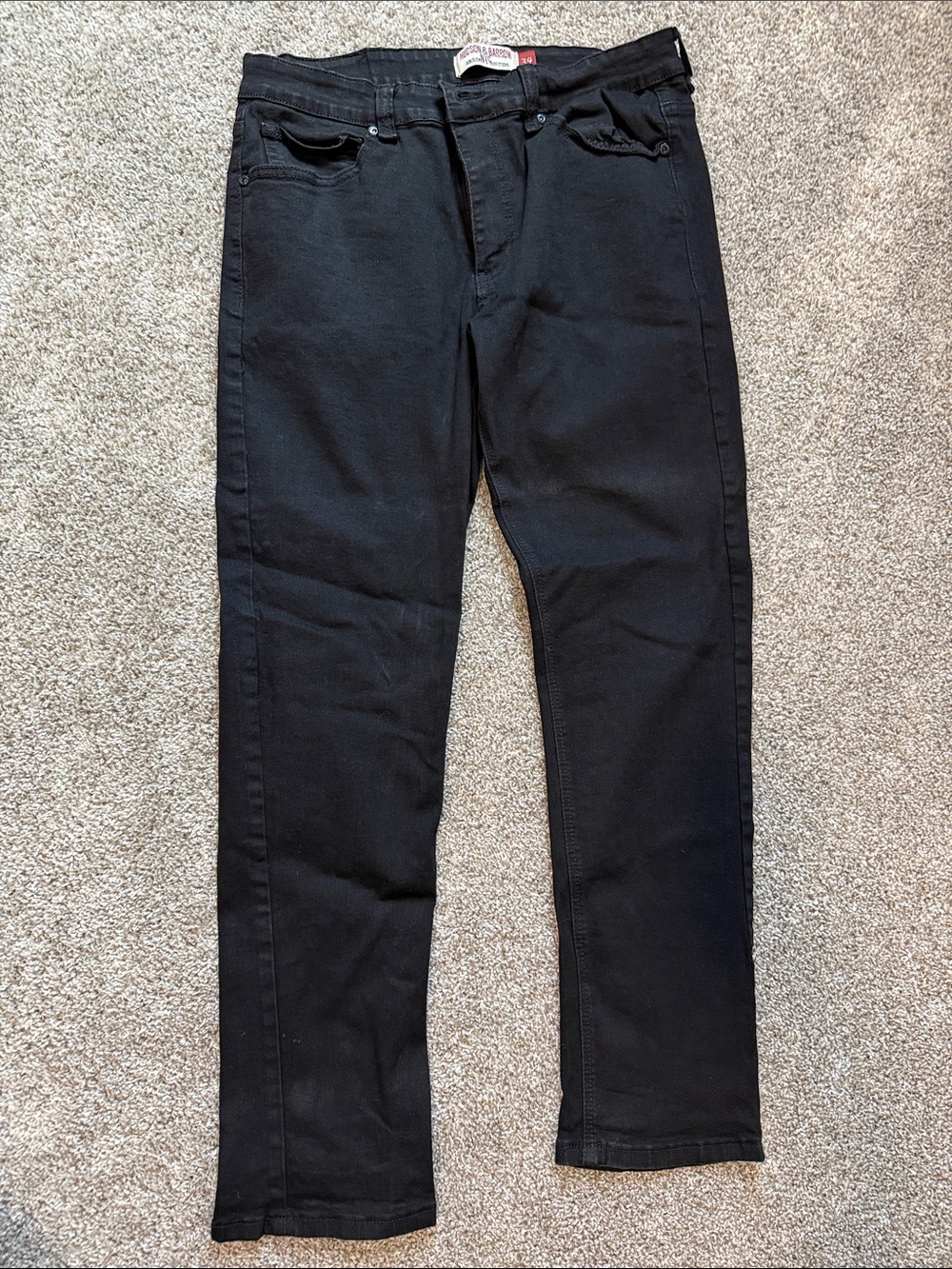 Men's Straight Black Jeans - Timeless Everyday Style